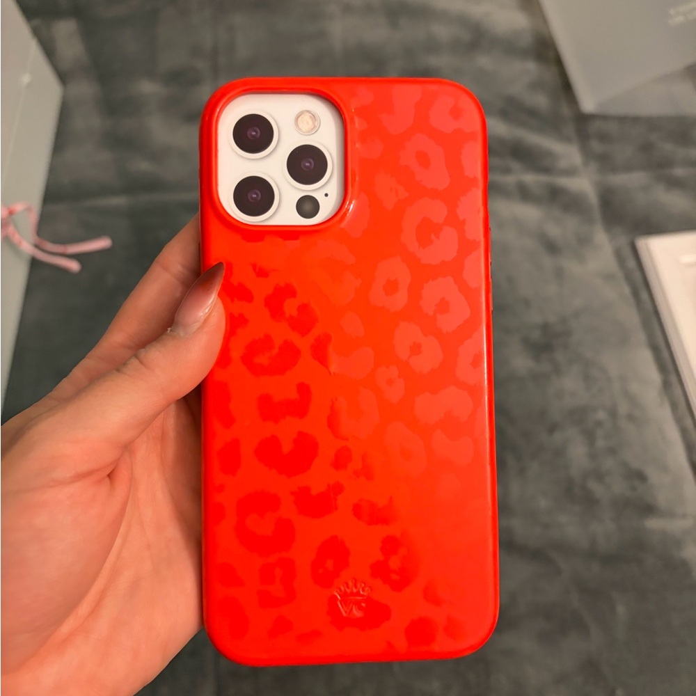 Velvet Caviar Red Leopard Phone Case